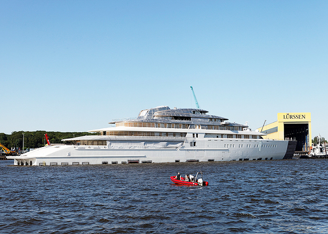 The Ã?Â£400 million mega-yacht; Project Azzam